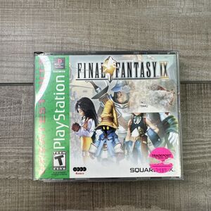 Authentic Final Fantasy IX Greatest Hits 2000 Playstation PS1 CIB Video Game
